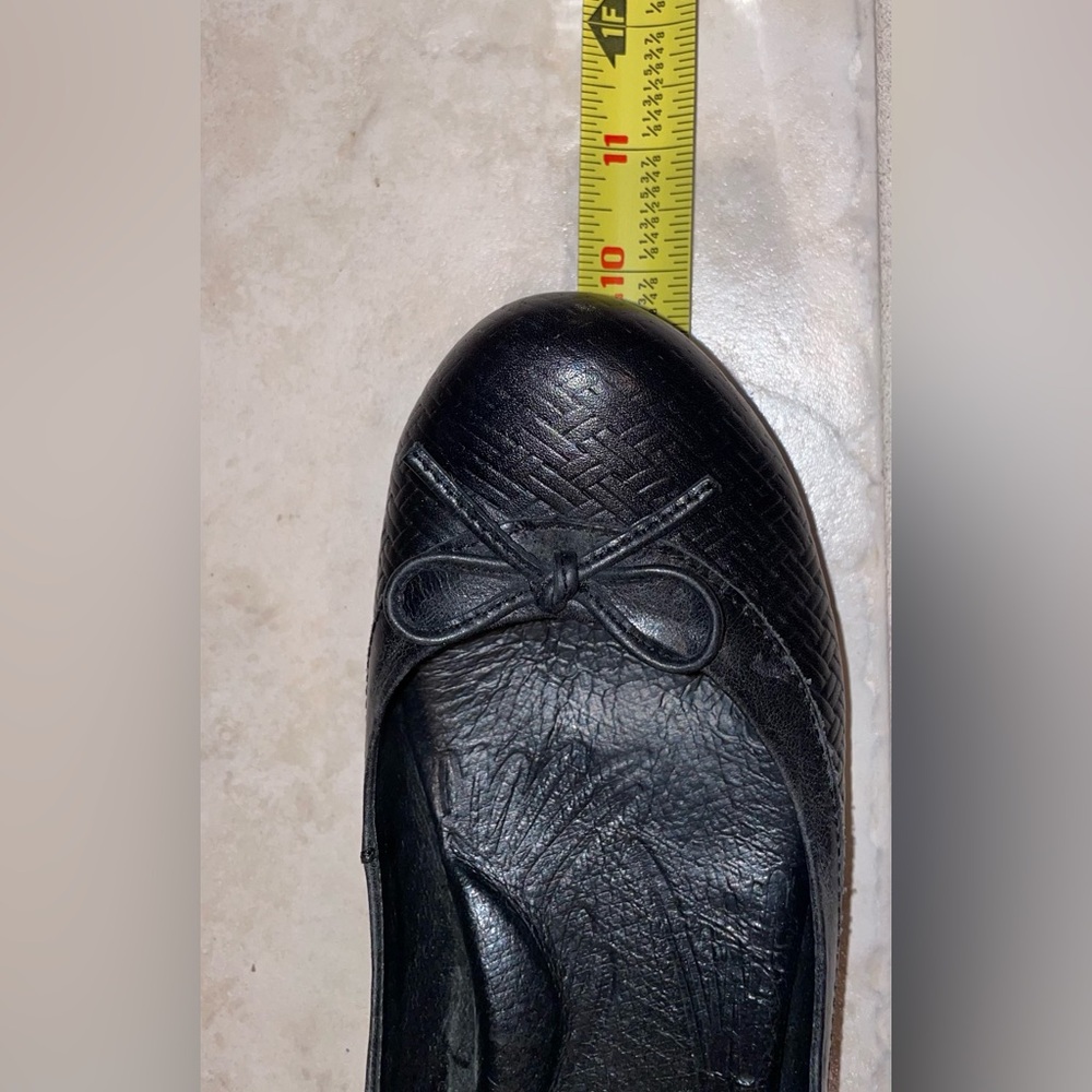 Born Ballet Flats Basketweave Womens Size 7 Black - Picture 8 of 10